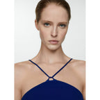 Top Angelina - Bleu Électrique