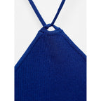 Top Angelina - Bleu Électrique