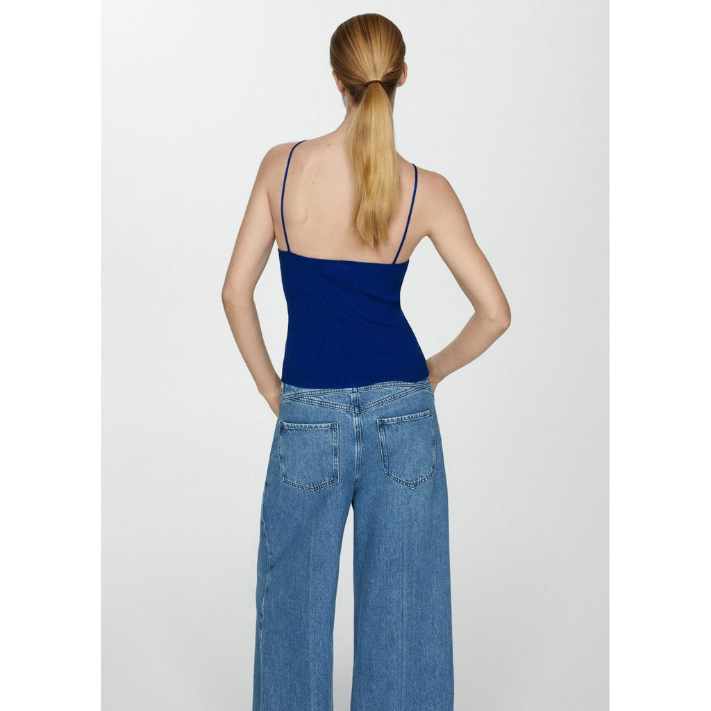 Top Angelina - Bleu Électrique