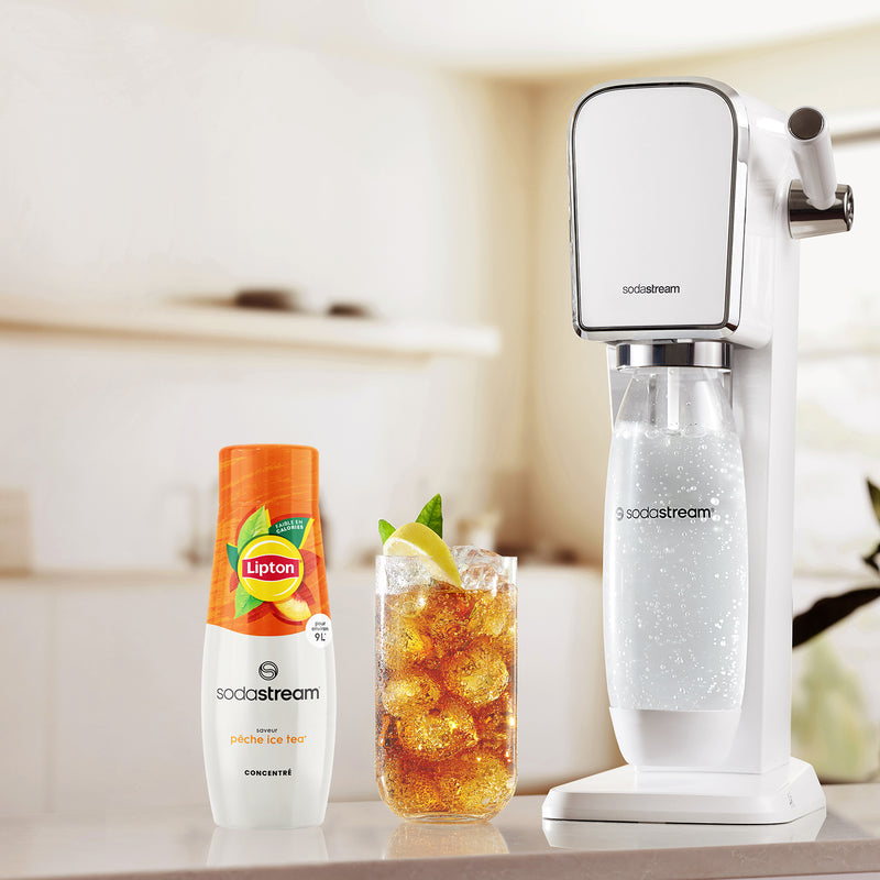 Lot - Machine E-Terra Noire & Concentré Lipton Ice Tea Saveur Pêche - 440Ml