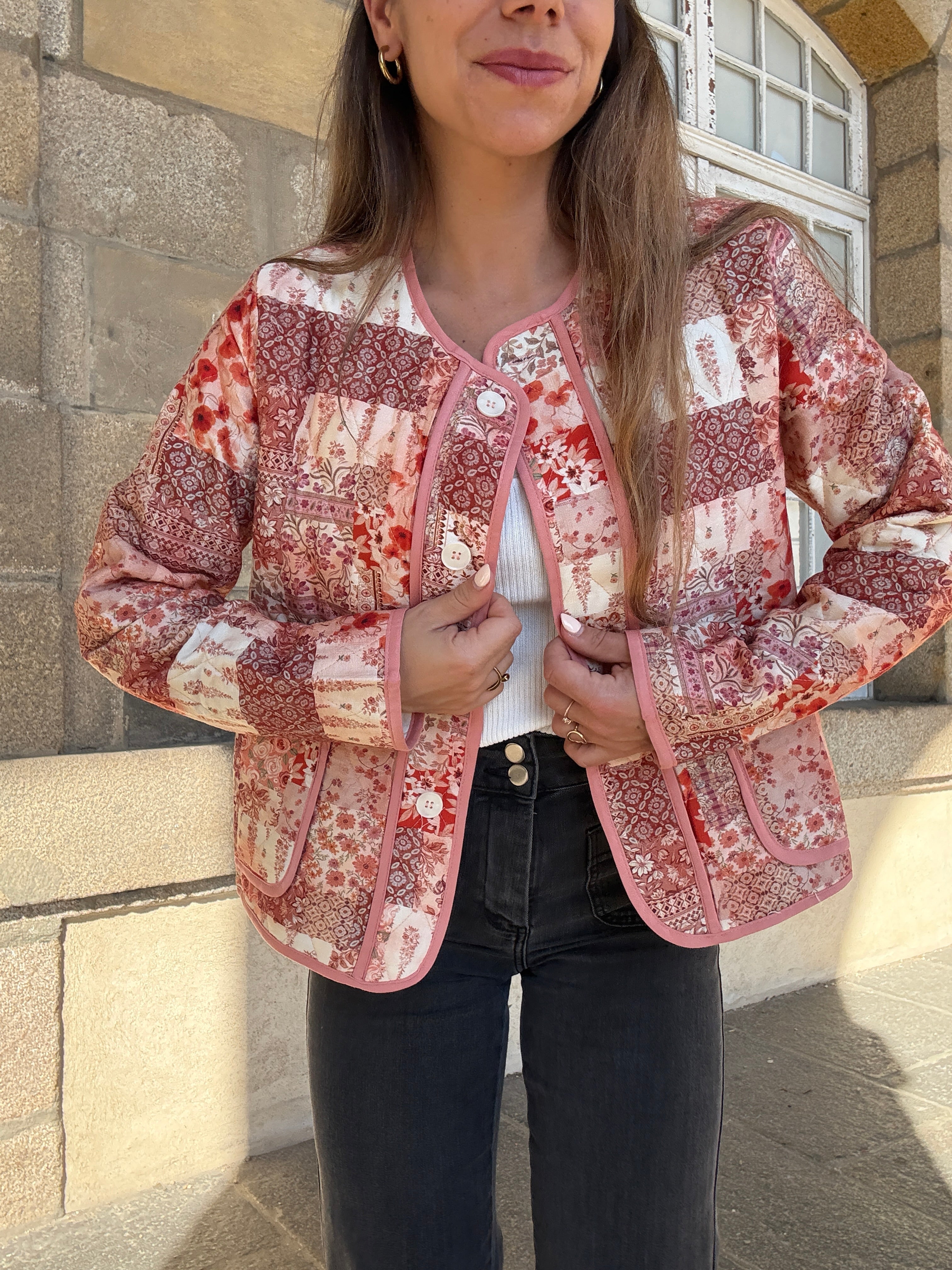 Paula patchwork quilted jacket