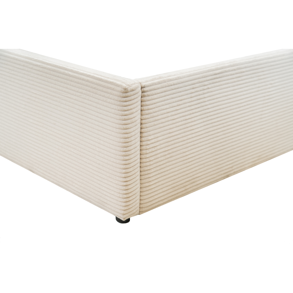 Romy - Storage Bed - Corduroy - Beige