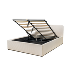 Livy - Cama con almacenaje - Pana - Beige