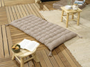 Matelas De Sol Avec Pompons - Coton Uni - Kala Ficelle