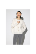 Le Cardigan Angelo Baby Alpaga Blanc Fabriqué En Italie