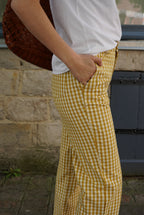 Emile Yellow Vichy Pants