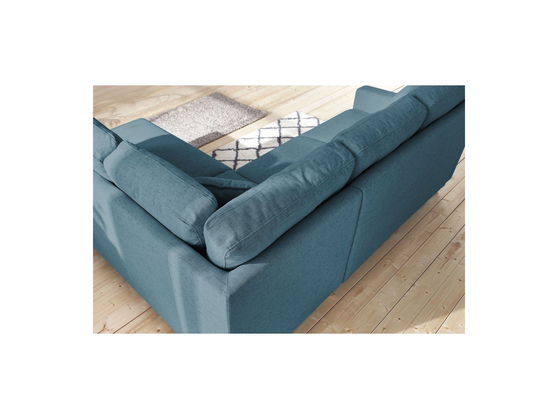 L-Shaped Convertible Sofa Sweden - Right-Hand Corner