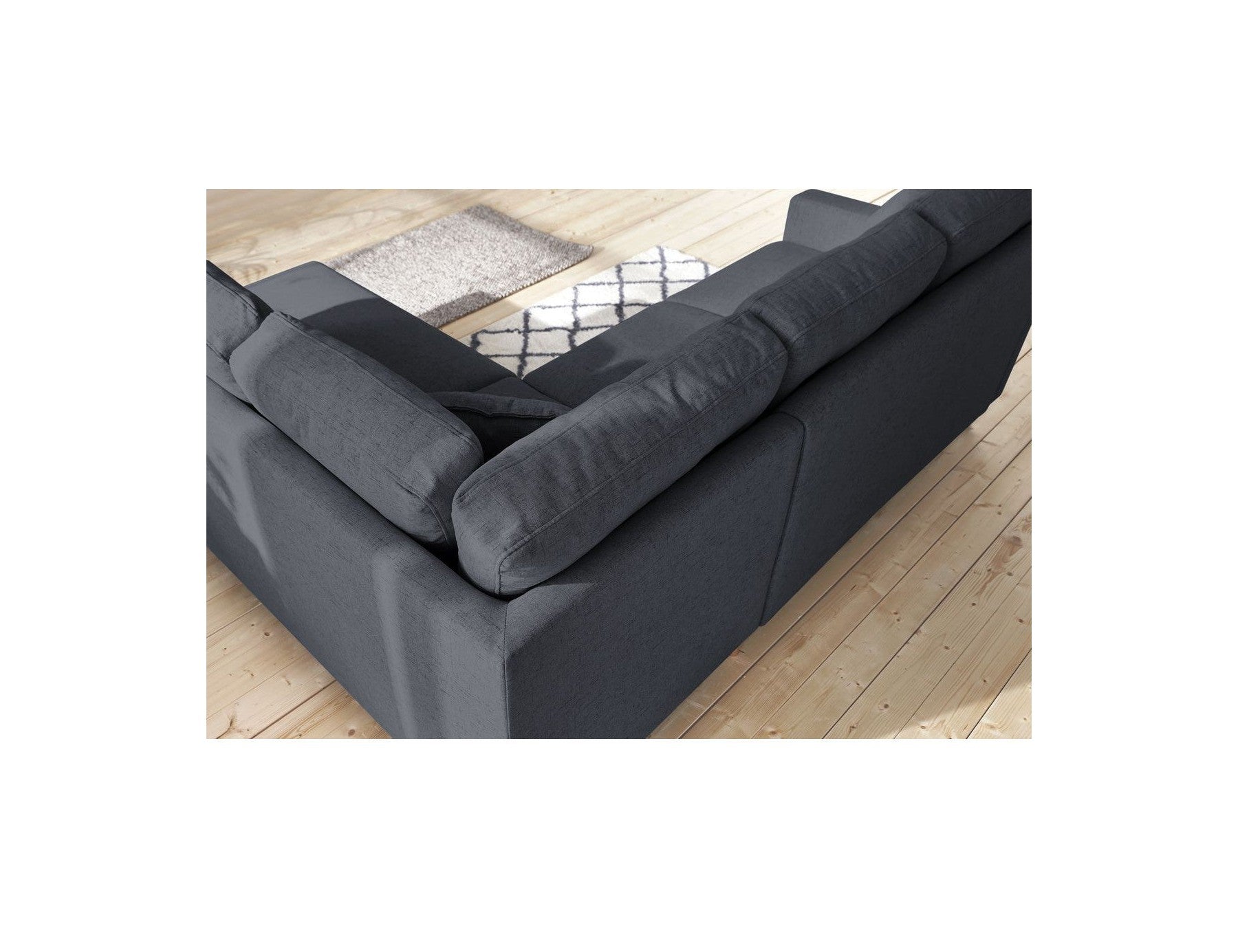 L-Shaped Convertible Sofa Sweden - Right-Hand Corner