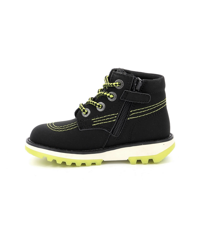 Bottillons Kickrally20 - Noir - Enfant