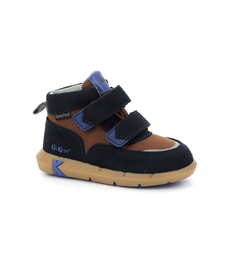 Sneakers Haut Junibo - Marine - Enfant