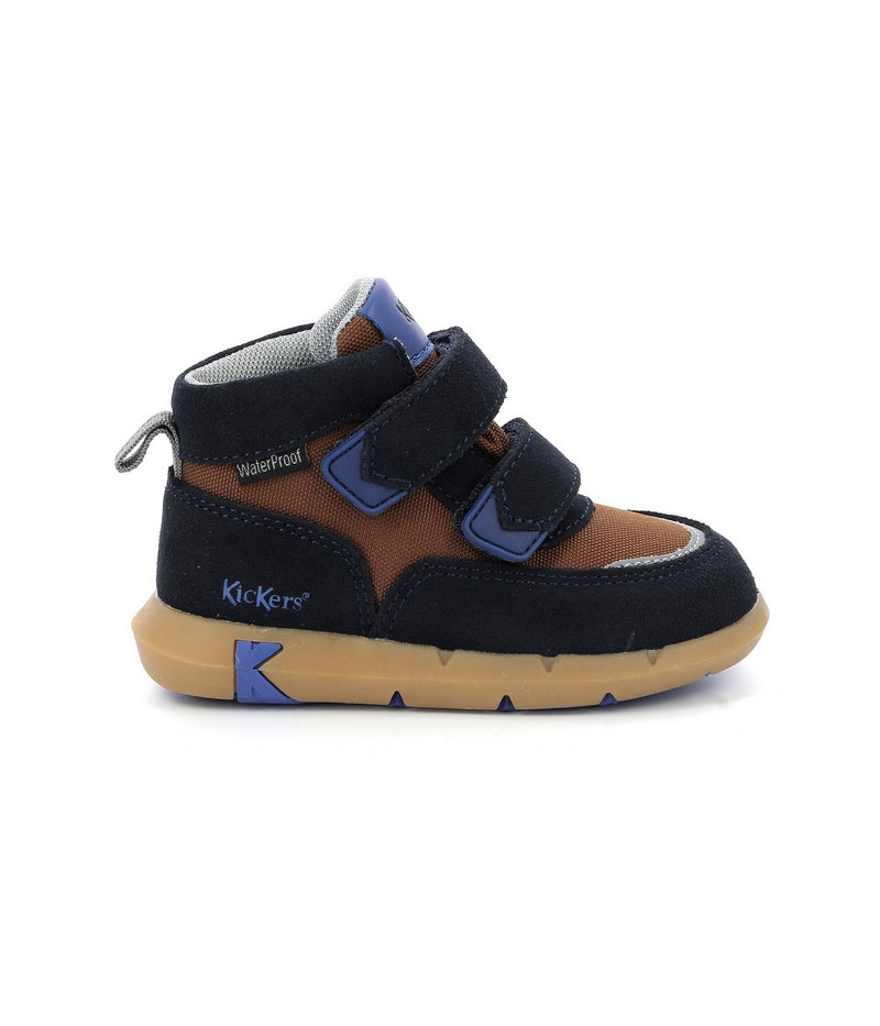 Sneakers Haut Junibo - Marine - Enfant