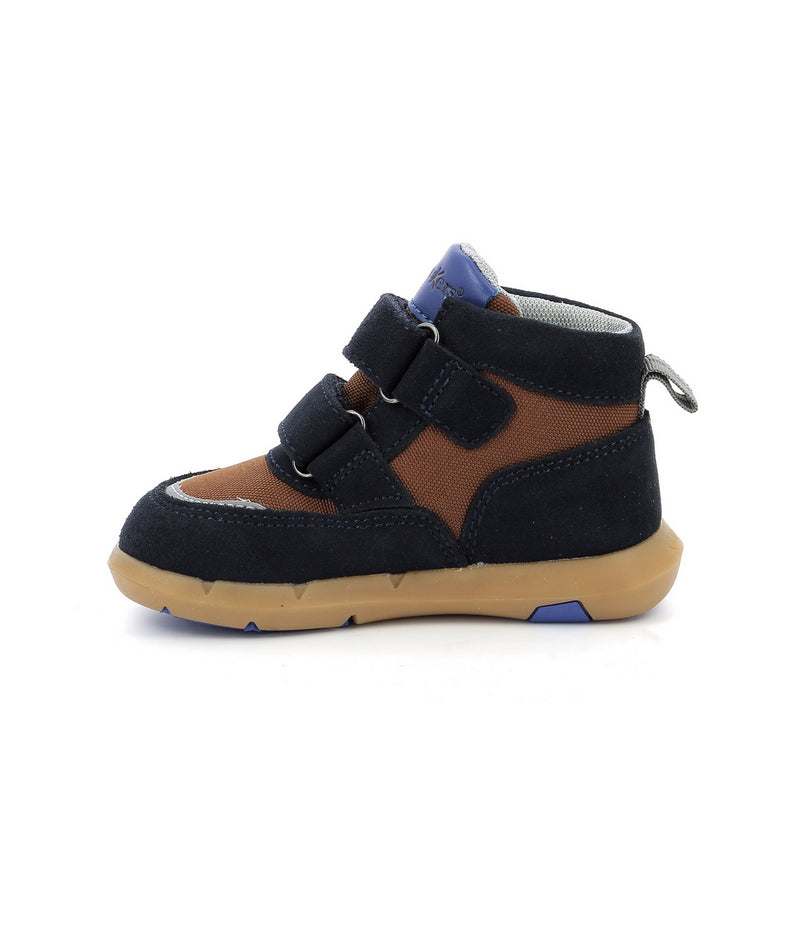 Sneakers Haut Junibo - Marine - Enfant