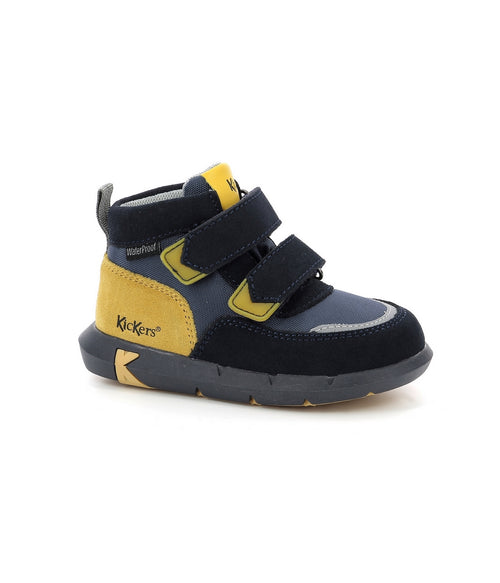 Sneakers Haut Junibo - Marine - Enfant