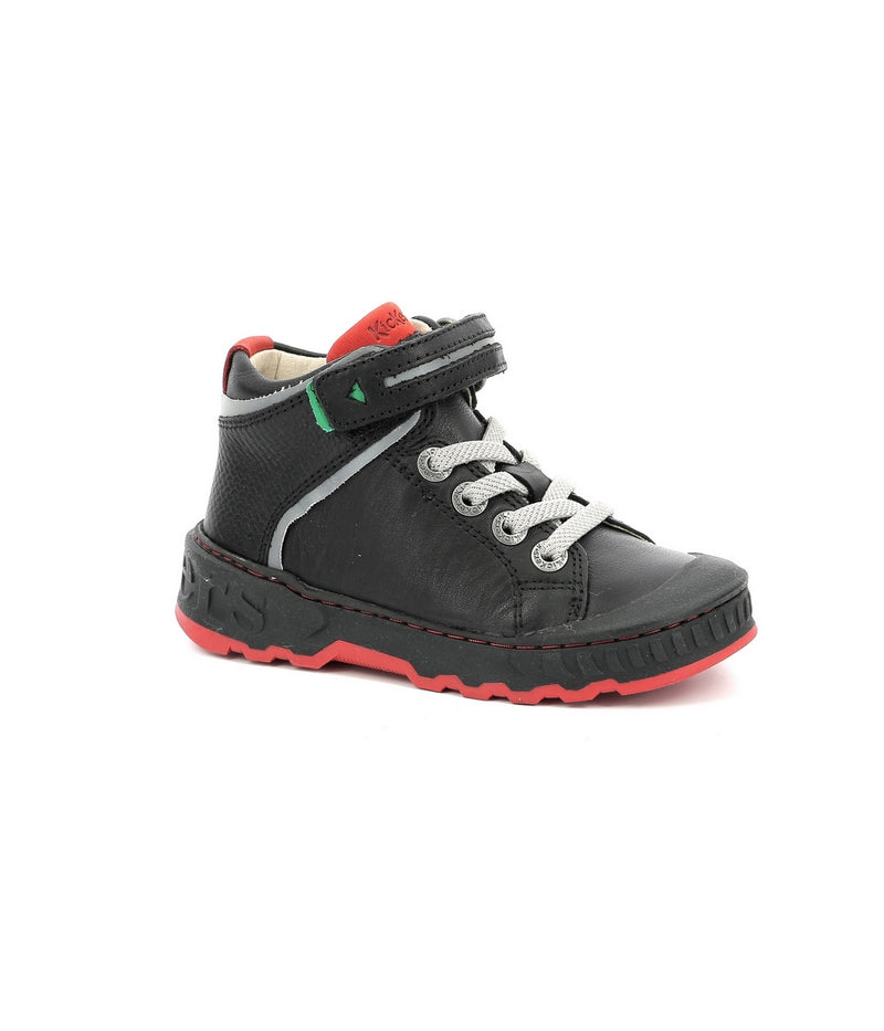 Sneakers Haut Kick Teen - Noir - Enfant