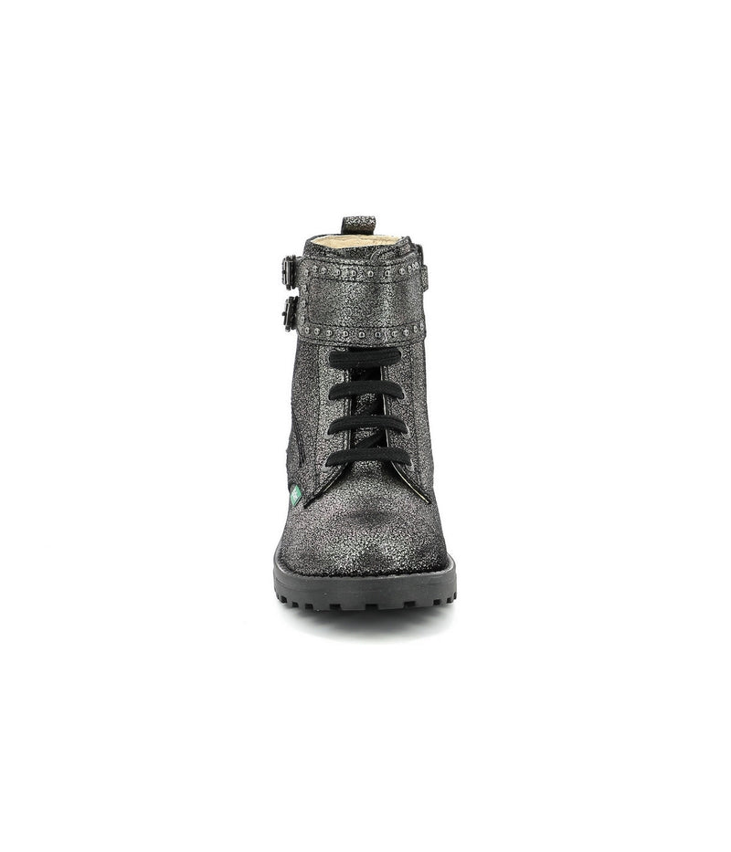 Kickers - Botines Groorock - Gris oscuro - Niño