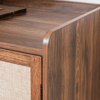 Jetson - 2 Door Sideboard - Fabric & Walnut