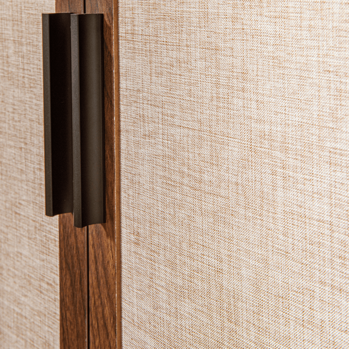 Jetson - 2 Door Sideboard - Fabric & Walnut