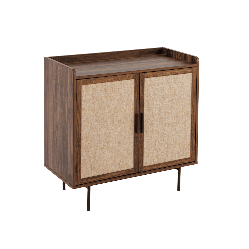 Jetson - 2 Door Sideboard - Fabric & Walnut