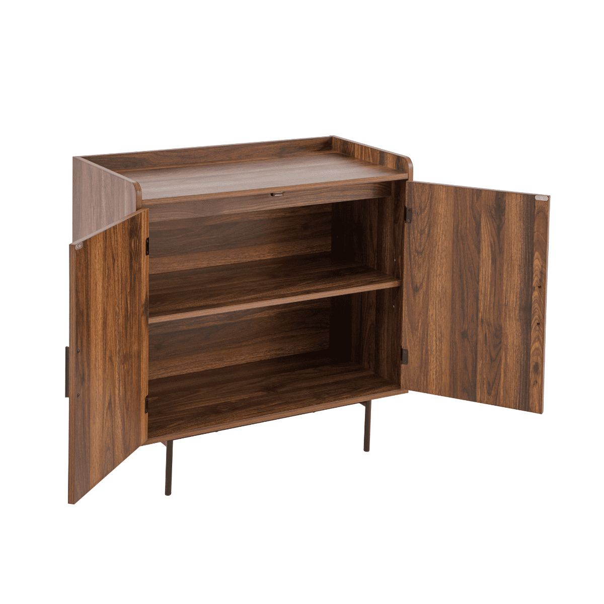 Jetson - 2 Door Sideboard - Fabric & Walnut