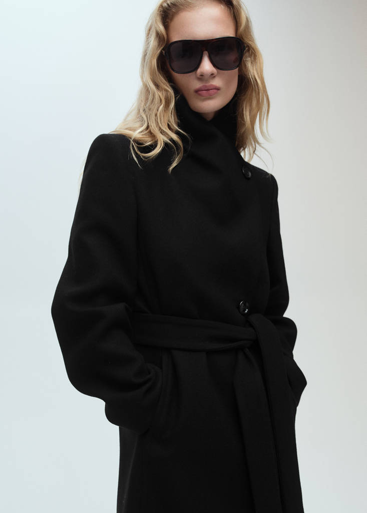 Manteau Laine Ceinture