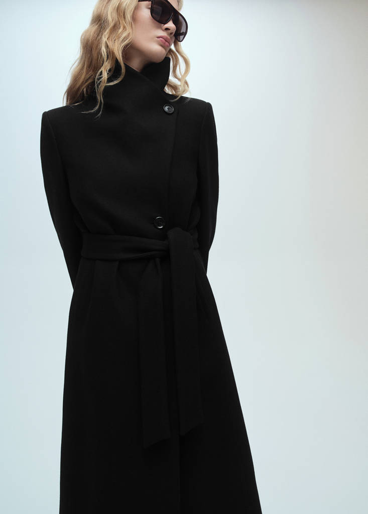 Manteau Laine Ceinture