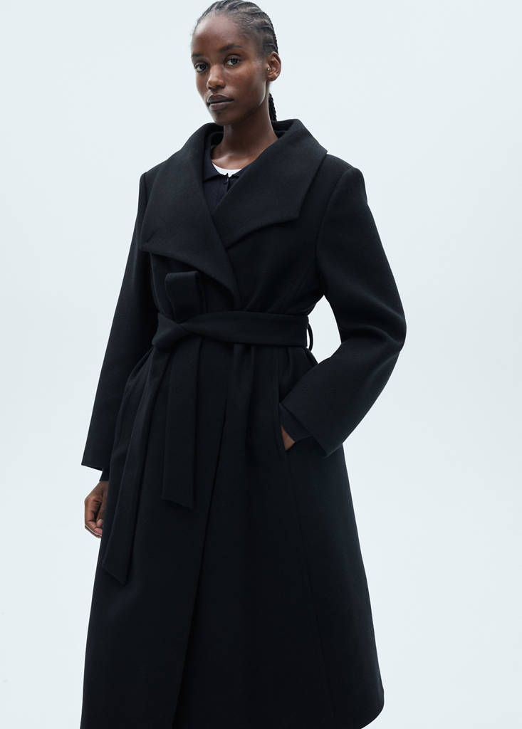 Manteau Laine Ceinture