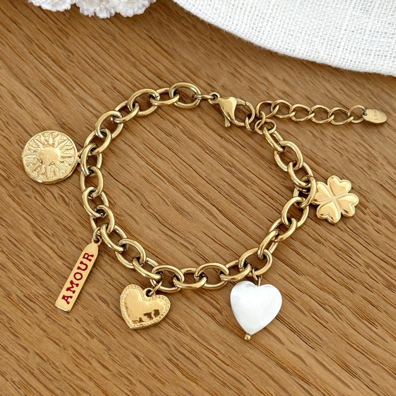 Bracelet "Roma" acier-Bracelets-Instants Plaisirs • Bijoux-Instants Plaisirs | Bijoux