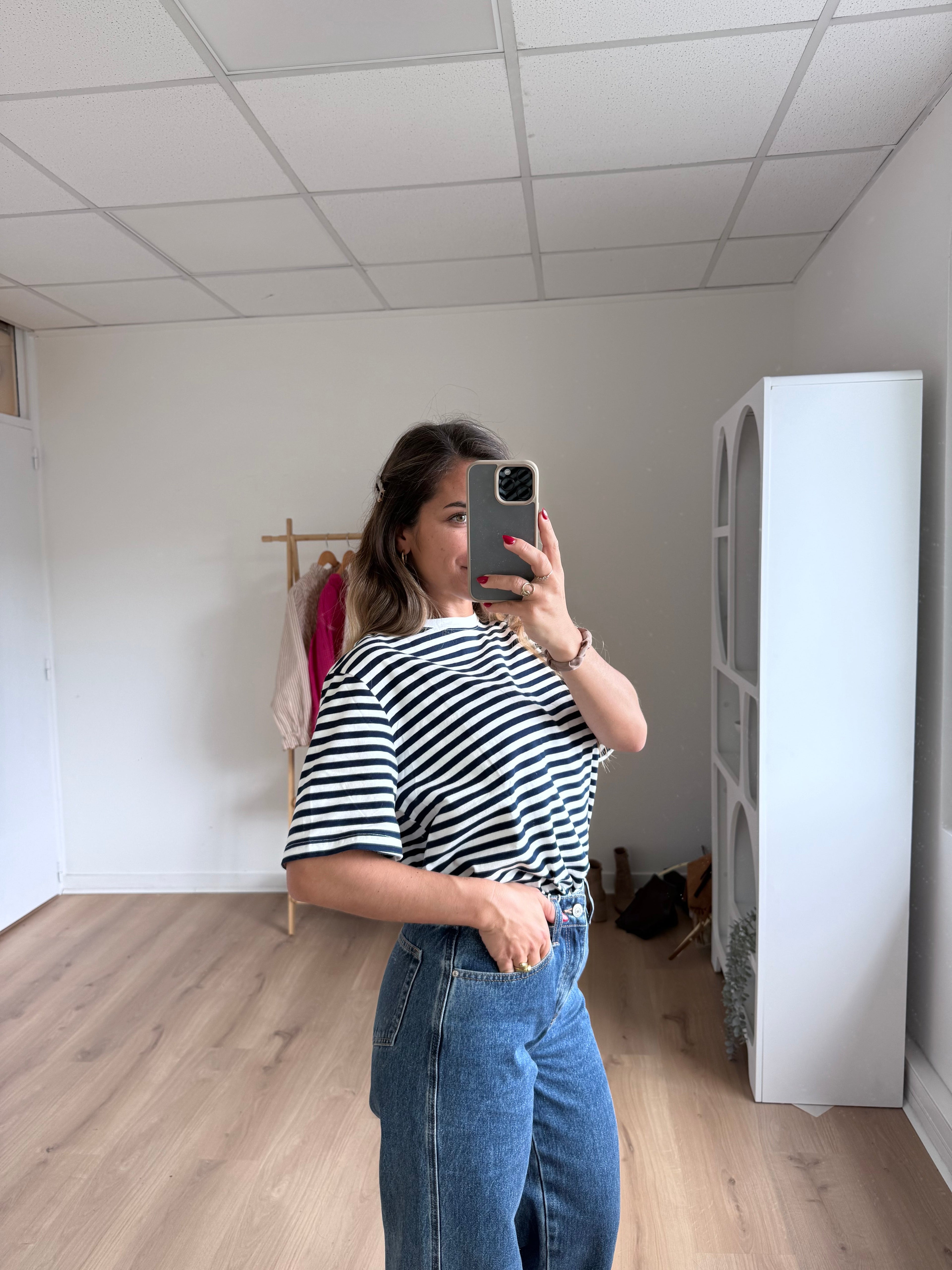 Tee-Shirt Rayé Bleu Marine Jules