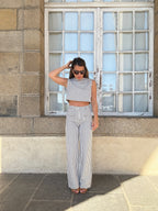 Pantalón Rayas Marineras Azules
