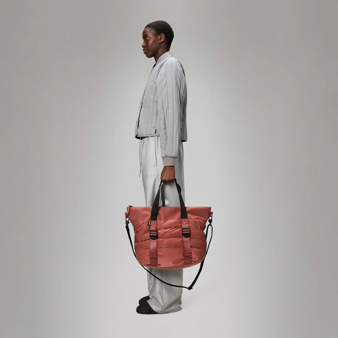 Bolso Puffer Mix Tote Mini W3 Honor - Unisex