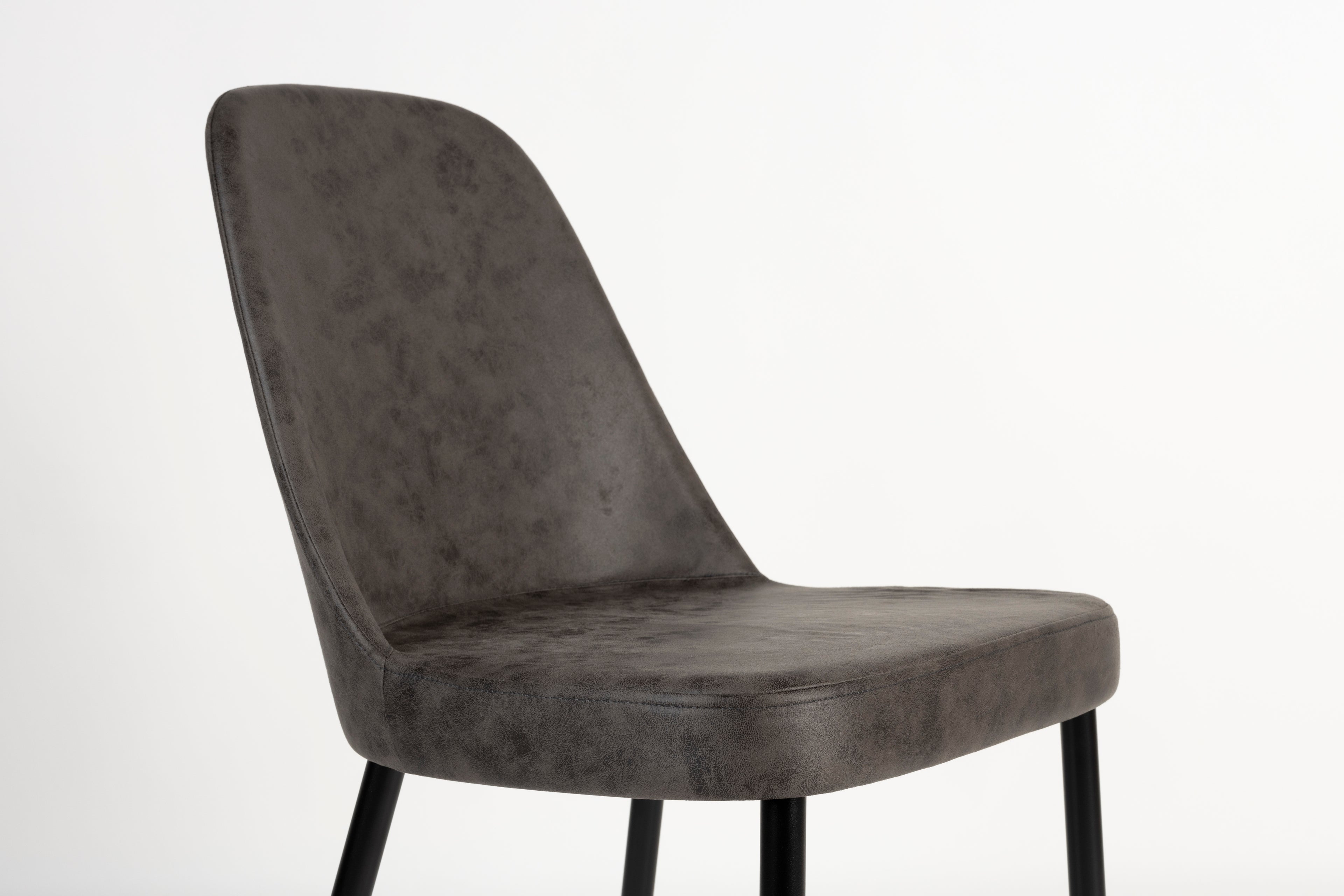 Alana - Dining Room Chair - Fabric - Anthracite/Grey