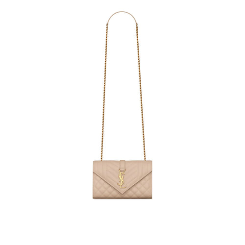 Saint Laurent Bolso Sobre Pequeño - Mujeres - Beige