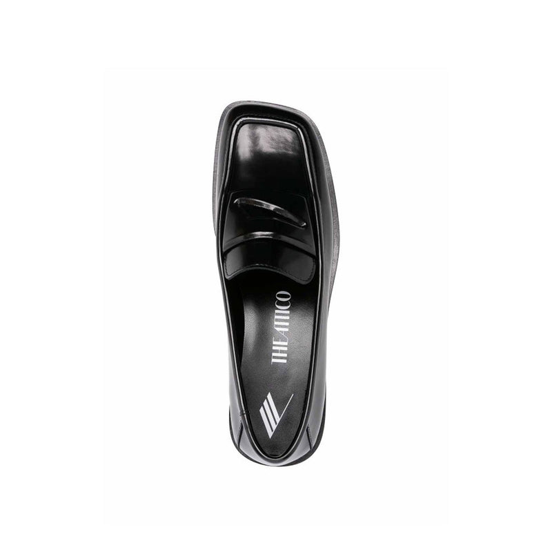 Mocassins - The Attico Amanda Leather - Black