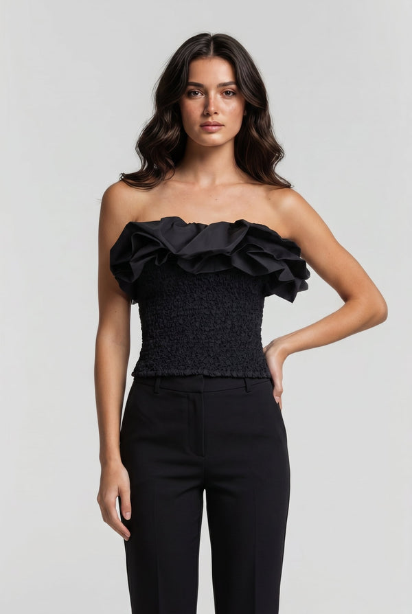 La Geo Treasure Top - Black