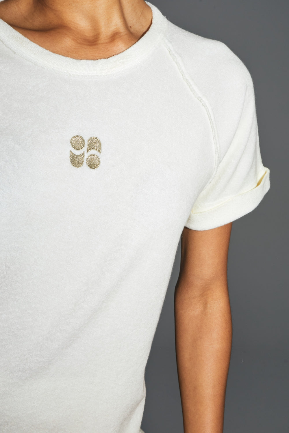 Le T-Shirt Noé Éponge Blanc Fabriqué Au Portugal