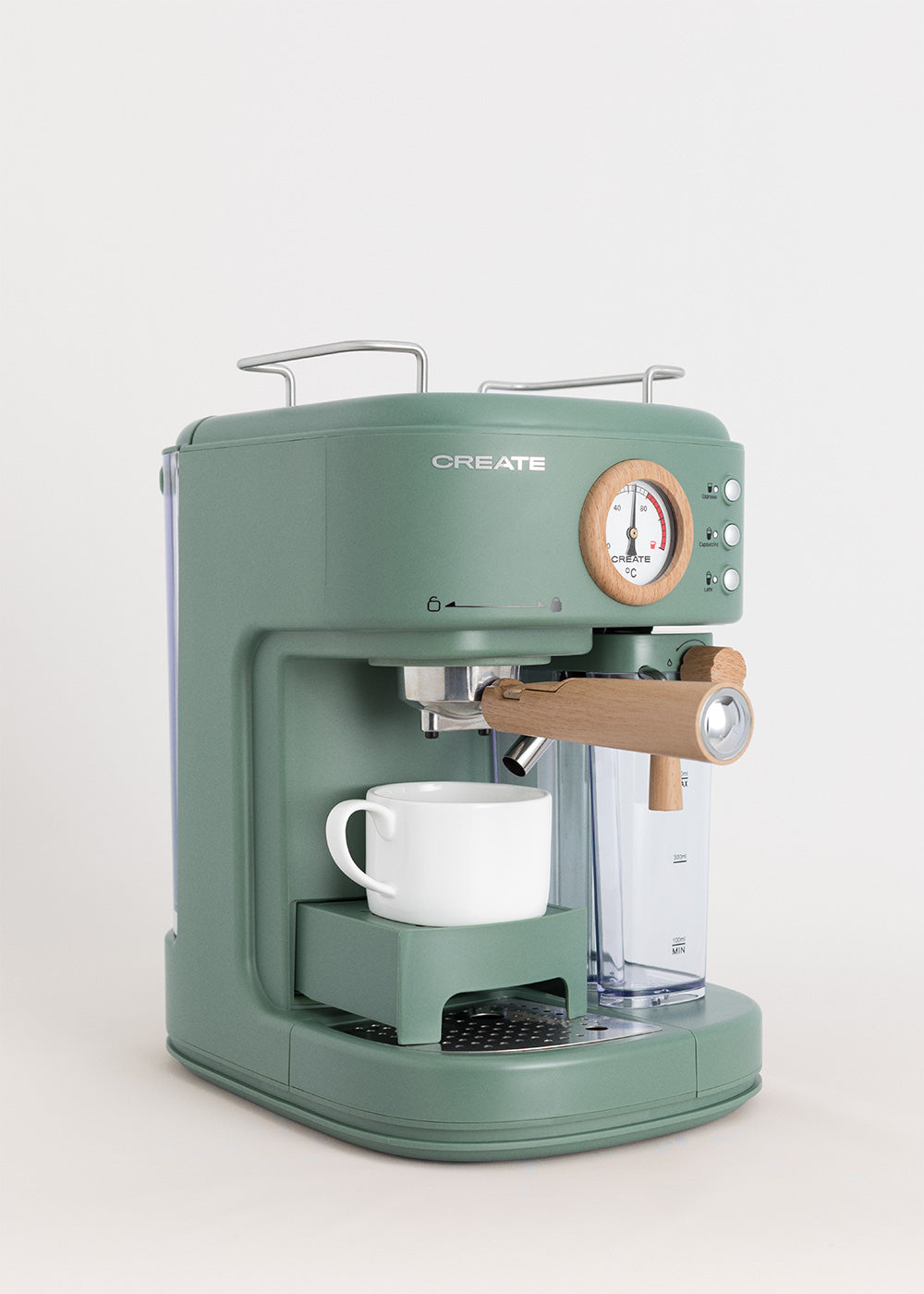 Thera Matt Pro - Semi-Automatic Espresso Coffee Machine 20 bar - Sage Green