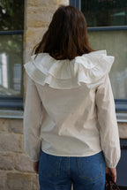 Joséphine Blouse Large White Collar