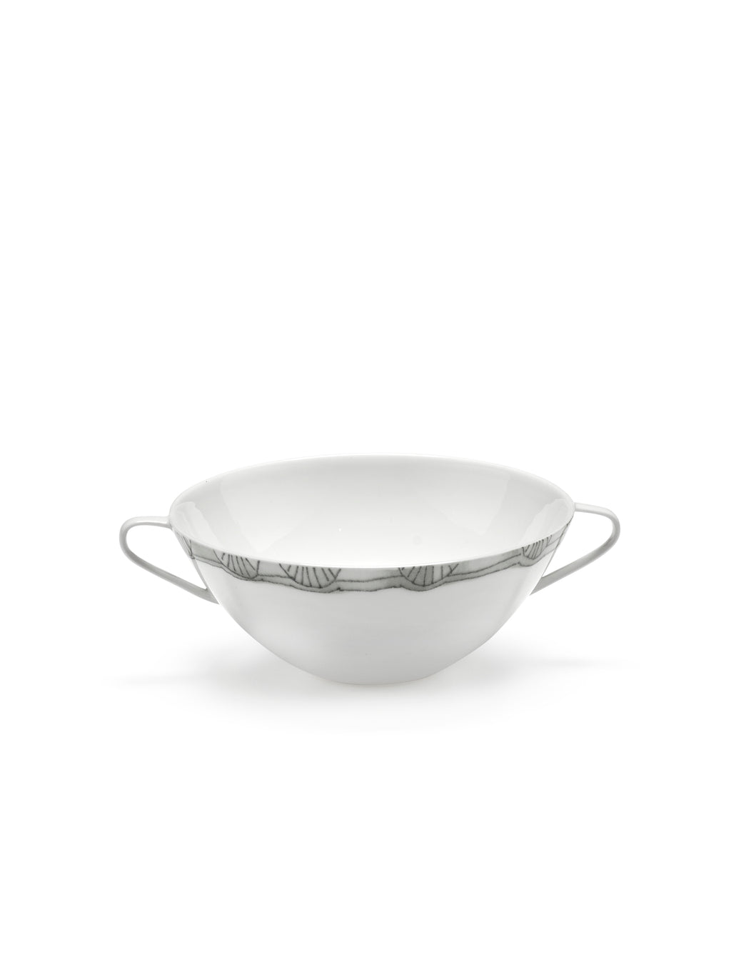 Midnight Flowers - 2er-Set Bouillontassen - Bone-China-Porzellan - Mirtillo Tea
