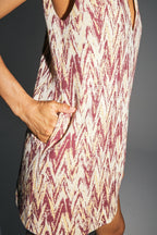 The Fanny Trapeze Dress In Tweed Made From Recycled Yarns