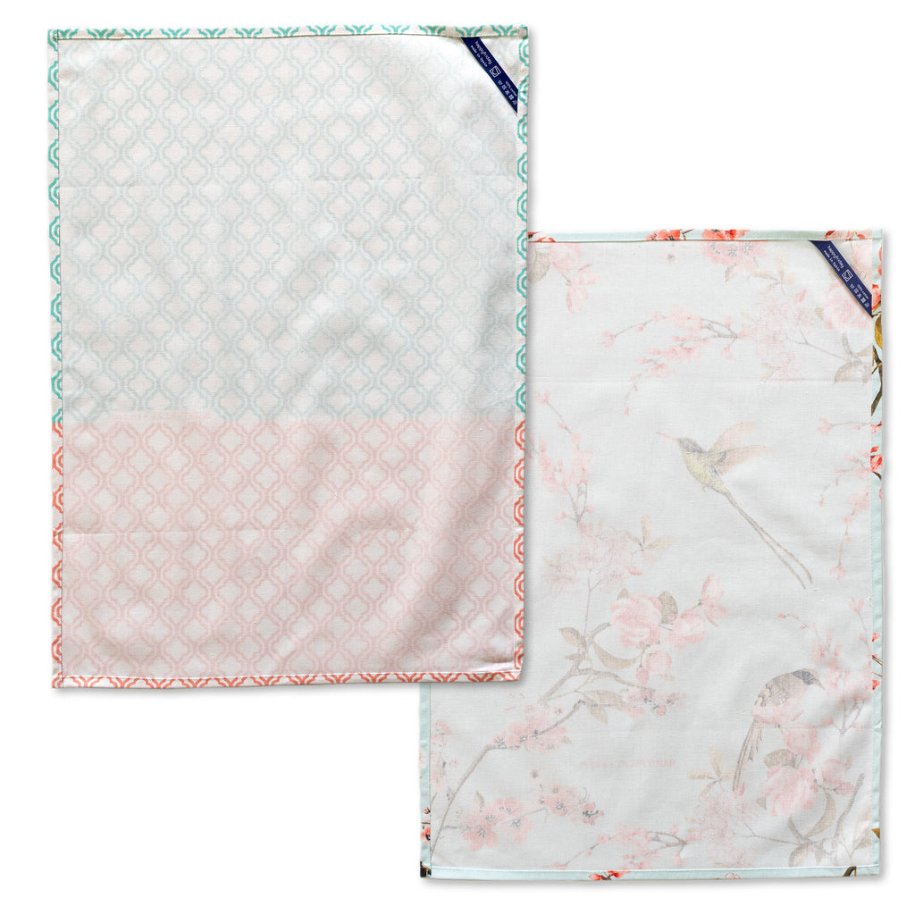 Strofinacci (2 pezzi) Chinoiserie - Multicolore