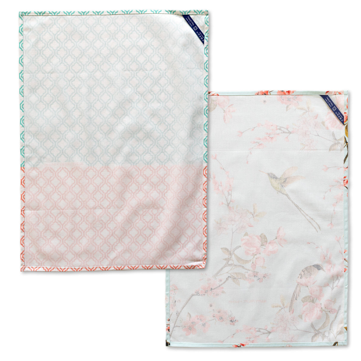 Strofinacci (2 pezzi) Chinoiserie - Multicolore