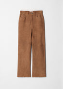 Trousers Es Melissa Suede Trs - Brown - Women