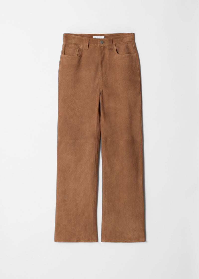 Trousers Es Melissa Suede Trs - Brown - Women