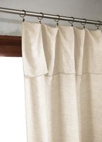 Lysandre - Adjustable Curtain + Clip Rings Plain Lyocell Lysandre - Pampa