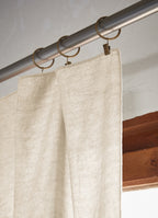 Lysandre - Adjustable Curtain + Clip Rings Plain Lyocell Lysandre - Pampa