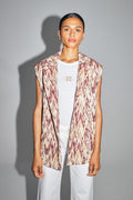 La Veste Sans Manche Vanessa En Tweed Composé De Fils Recyclés