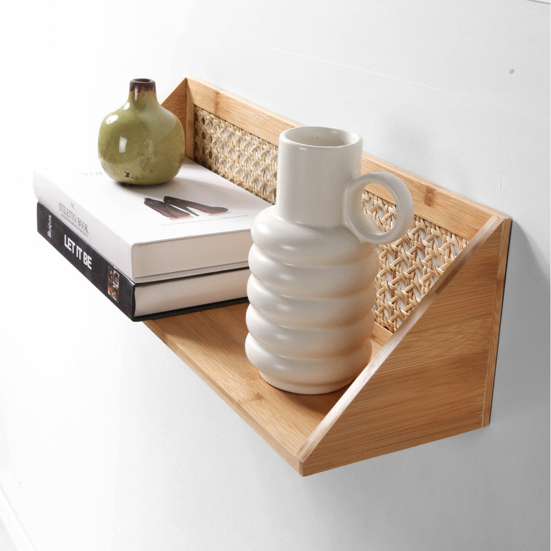 Etagère Murale Salon - Bois Clair