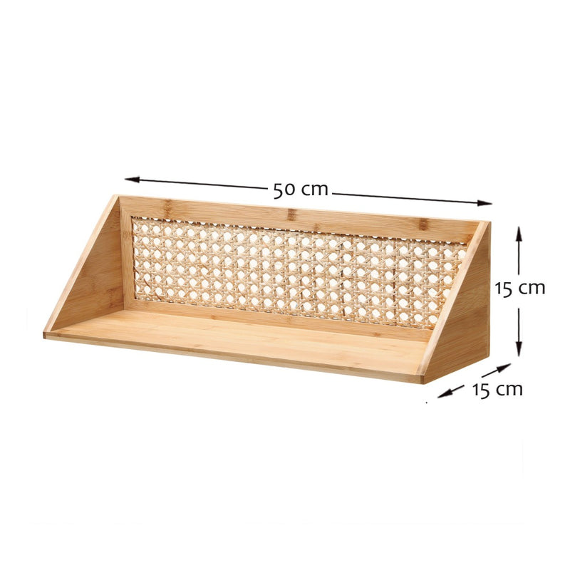 Etagère Murale Salon - Bois Clair