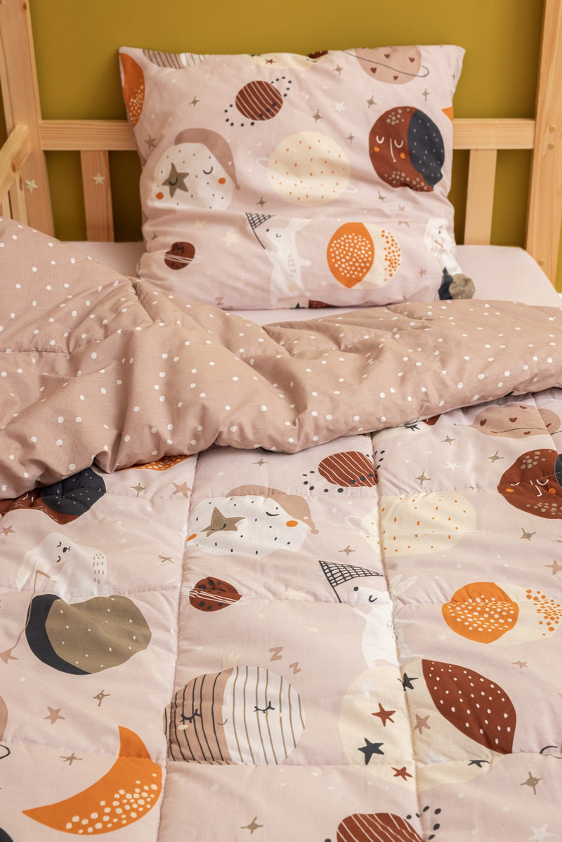 Printed Duvet + Pillowcases - Printed Cotton - Sky Dream
