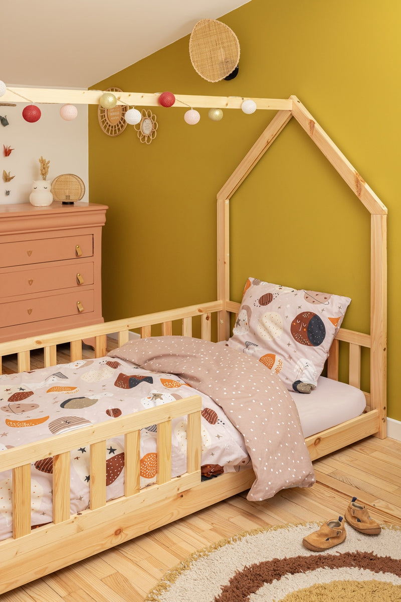 Parure De Lit (Housse De Couette + Taie D'Oreiller) - Coton Imprimé - Sky Dream